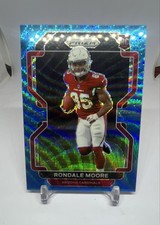 2021 Panini Prizm - Rookie Rondale Moore #347 Blue Wave Prizm /199 (RC)