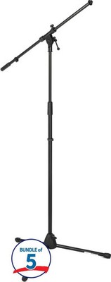 Gator Frameworks Rok-It Series Tripod Boom Microphone Stand (5-pack)