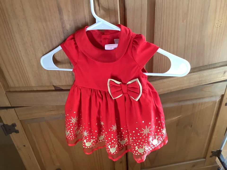 Vestido rojo Disney 3-6 meses Foto 4 de 4