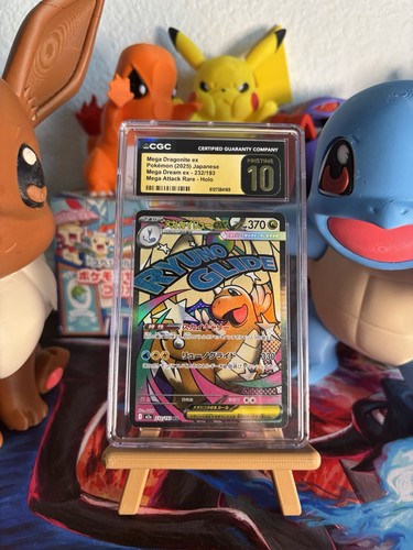 Pokemon CGC 10 PRISTINE 2025 JAPANESE 232 Mega Dragonite ex Mega Attack Rare