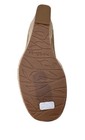 Nurture tan embossed leather peep toe espadrille wedges, 5.5M — photo 6