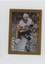 2022 Topps Chrome NHL Sticker Collection Gold Refractor /50 Jeff Carter #384 o1w