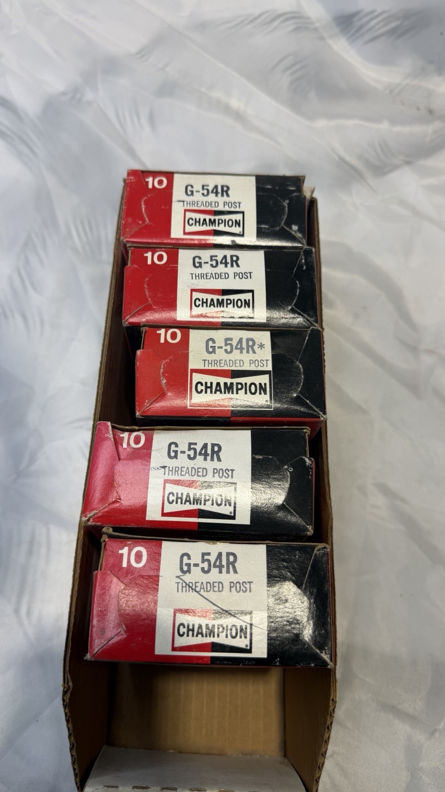 Champion G54R Spark Plugs 50 Count 5 Boxes of 10 NOS Vintage