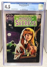 House of Secrets #92 (1971) CGC 4.5 - 1st Appearance Swamp Thing DC Comics Key