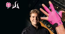 New McDermott Jon s Souto Pink Edition Billiard Glove LEFT HAND - 4 Size Options
