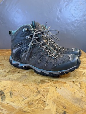 Meindl Respond Lady GTX II Wanderschuhe grau grün Uk Größe 7,5 Wanderschuhe