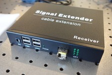 4 Ports USB2.0 over Fiber optic Extender LC Singlemode single Fiber up to 20Km