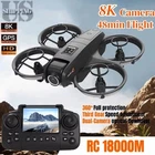 Mini RC Drone with 4K HD Dual Camera, FPV RC LED Quadcopter Adults Kids,360°