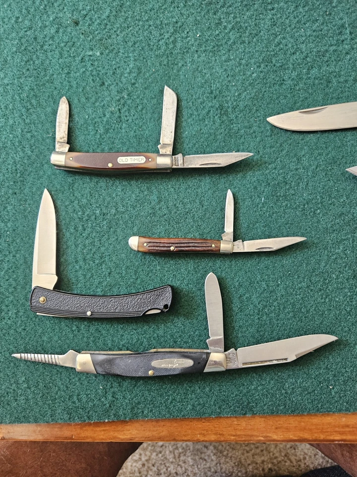 Lote de navajas de bolsillo Buck Schrade Queen Kershaw Harley Davidson. Foto 3 de 4