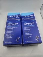 2 X Differin Gel .1 Adapalene Gel Acne Treatment - 1.6 oz / 45 g EA. EXP 1/29