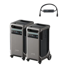 Anker SOLIX F3800 Portable Power Generator 2 Pack Double Power Hub POWERFUL