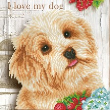 Diamond Dotz Diamond Painting Kit I Love My Dog