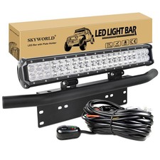 SKYWORLD LED Light Bar, 20 Inch 126W Spot Flood Combo Beam Work Driving Lamp