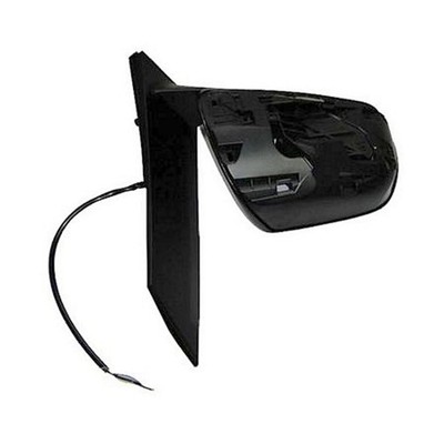 Replacement Ready to Paint Passenger Power Door Mirror w/Heated Glass w/o Memory