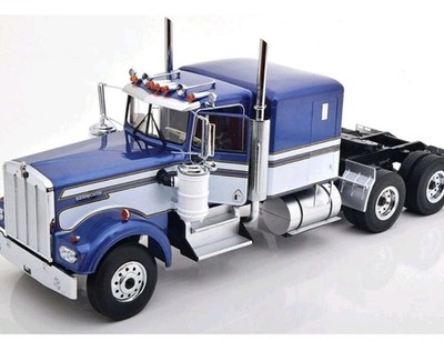 road kings 1/18 Scale Kenworth W900 Truck Blue /white