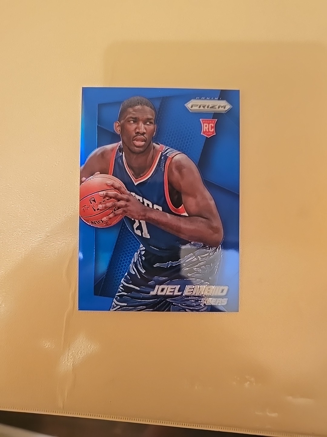 2014 Panini Prizm Blue Joel Embiid /99