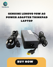 Genuine Lenovo 90W AC Power Adapter ThinkPad Laptop Charger Square Tip