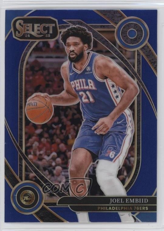2024-25 Panini Select Courtside Blue Prizm Joel Embiid #236 1rj7