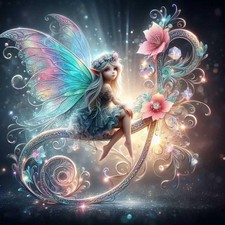 Diamond Art Kits for Adults, Fairy Diamond Painting Kits for Adults Beginners, D