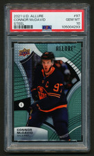Connor McDavid 2021-22 Upper Deck Allure Steel SSP #97 PSA 10 GEM MINT - POP 2
