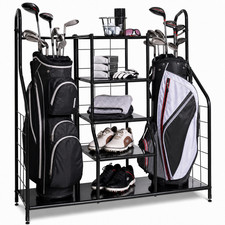 Morvat Double Extra Large Metal Golf Organizer Stand