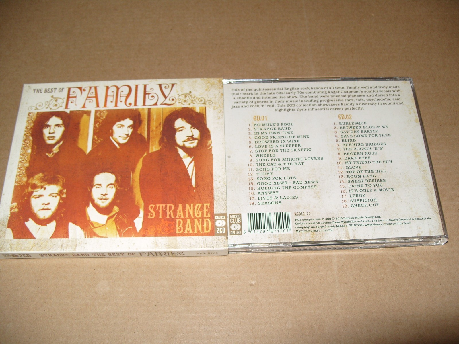 Family - Strange Band (The Best of  2010) DELUXE 2 CD NEAR MINT/MINT CONDITION