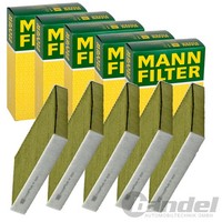 5X Mann-Filter FP 2433 Innenraumfilter ALLERGIKER-AKTIVKOHLEFILTER 5-STÜCK!