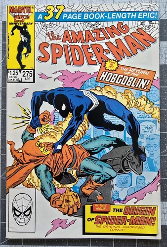 Amazing Spider-Man #275 (Marvel, 1986) Return of Hobgoblin, Origin of Spidey VF-
