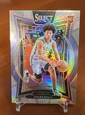 Rookie Jaylen Wells 2024-25 Panini Select - Concourse #79 Silver Prizm (RC)