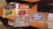 LOT OF 8 MIXED KARAOKE CD'S   OLDIES 2 SOLD   NA