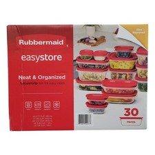 Rubbermaid EasyStore Containers with Lids, 30...