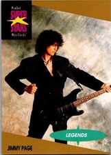 1991 Pro Set MusiCards Music Super Stars - JIMMY PAGE