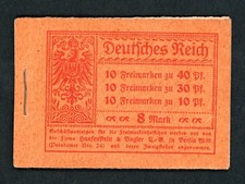 Deutsches Reich Markenheftchen 14.2 A postfrisch vollst&auml;ndig