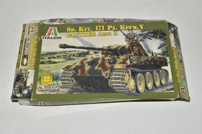 ITALERI 7018 Pz Kpfw V PANTHER Ausf A TANK MODEL KIT-1:72 SCALE (JKH73)