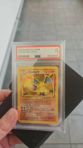 PSA 1 - 1999 - Base Set Charizard - 4/102 - Holo Foil - Pokemon WOTC Unlimited