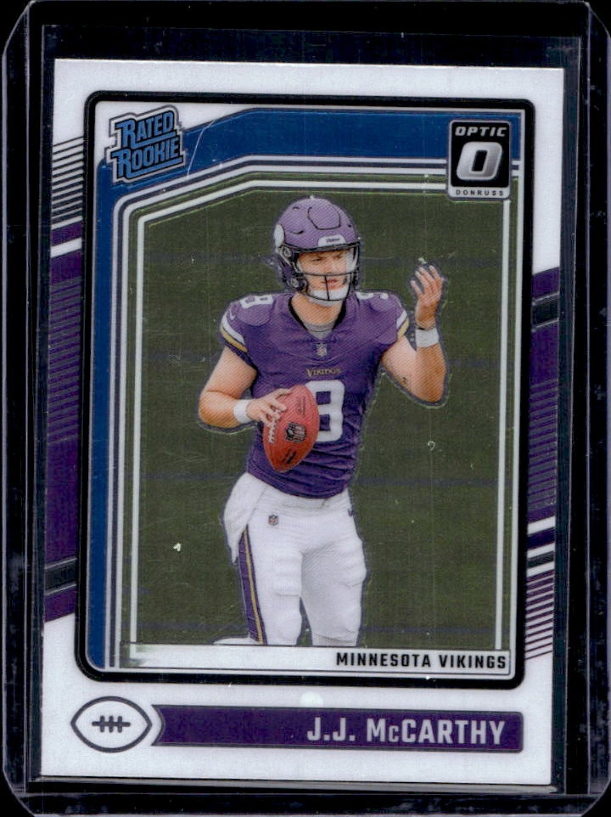 2024 Donruss Optic J.J. McCarthy Rated Rookie #235 Vikings