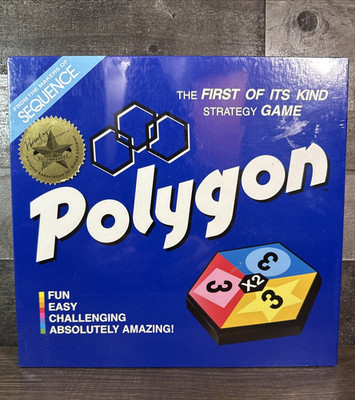 Polygon / Number Tile Domino Strategy Board Game / New & Sealed