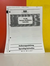 BÜCHI m-037130222 B-168 Controller Bedienungsanleitung & Operating-Instruction
