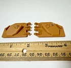 1985 Gi Joe Mauler MBT Tank Bogie Left & Right Hatch Cover Original Vehicle Part