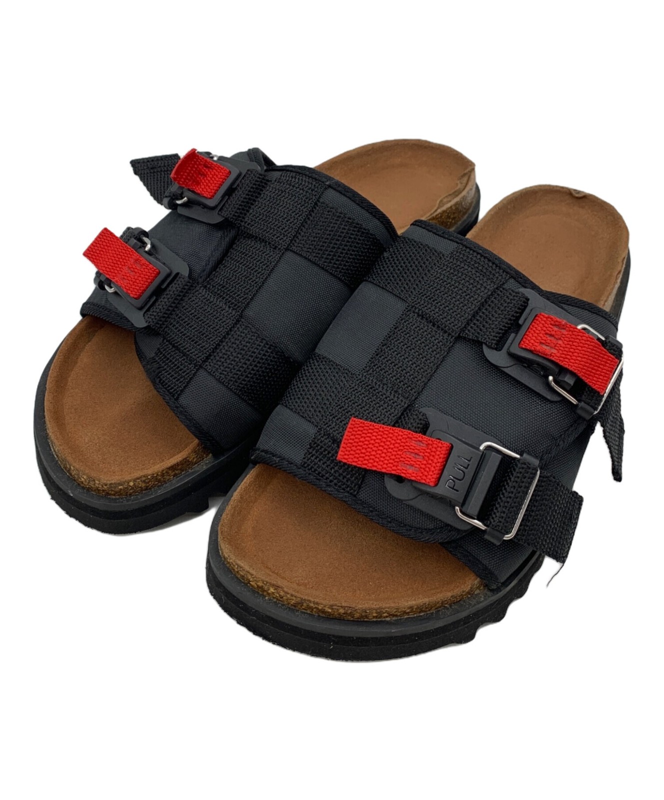 SAOLA Sandali PG Fidlock Nylon Vibram Suola Squalo Nero Marrone Taglia 43