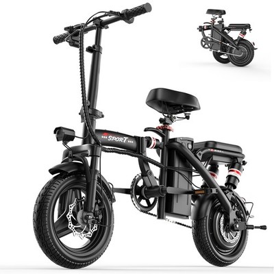 600W Peak Motor Electric Bike Adults Folding Ebike E Scooter