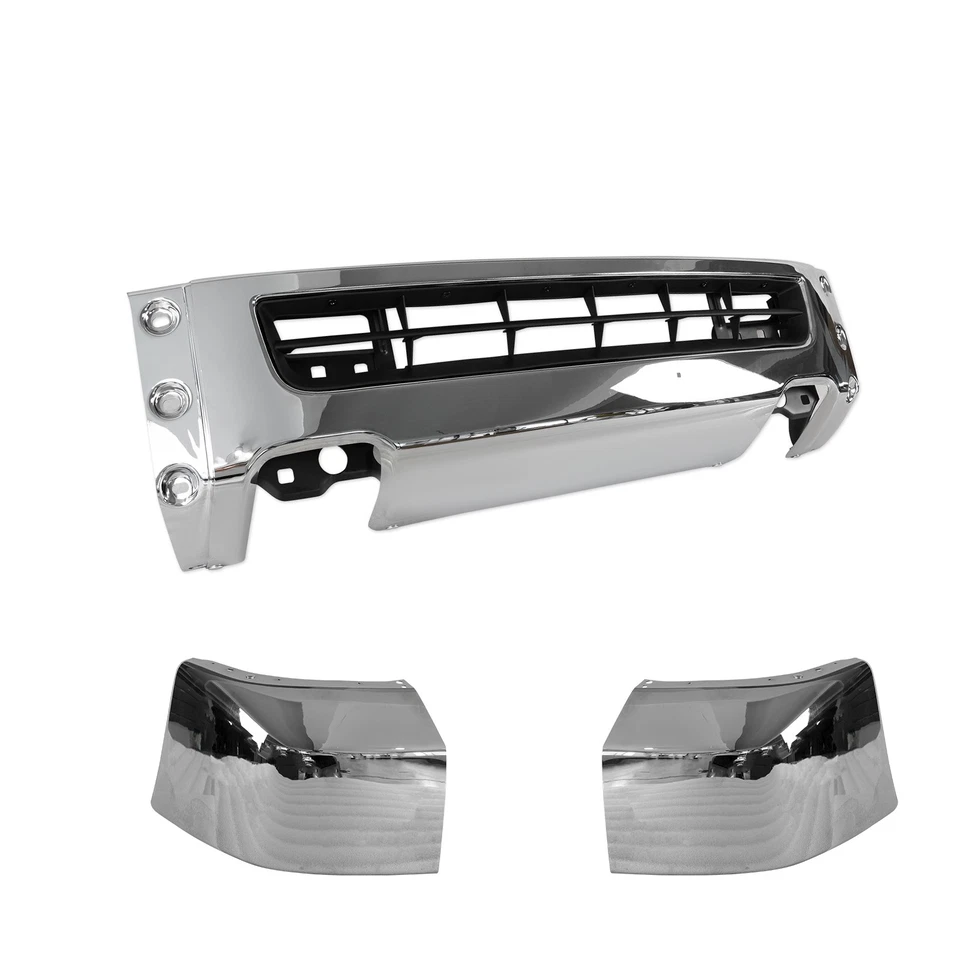 Хромированный передний бампер для 2012-2021 Nissan NV1500 NV2500 NV3500 SV сталь - Изображение 2 из 4