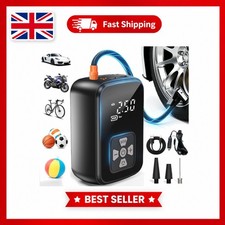 Cordless Tyre Inflator Air Compressor, Digital Electric Car Tyre Pump