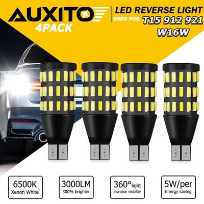 Super Bright White Canbus LED Bulb For Car Backup Reverse Light 912 921 T15 W16W