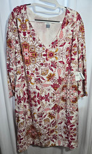 Old Navy XXL Boho Floral Dress NWT Pink V Neck Cottagecore Summer Shift
