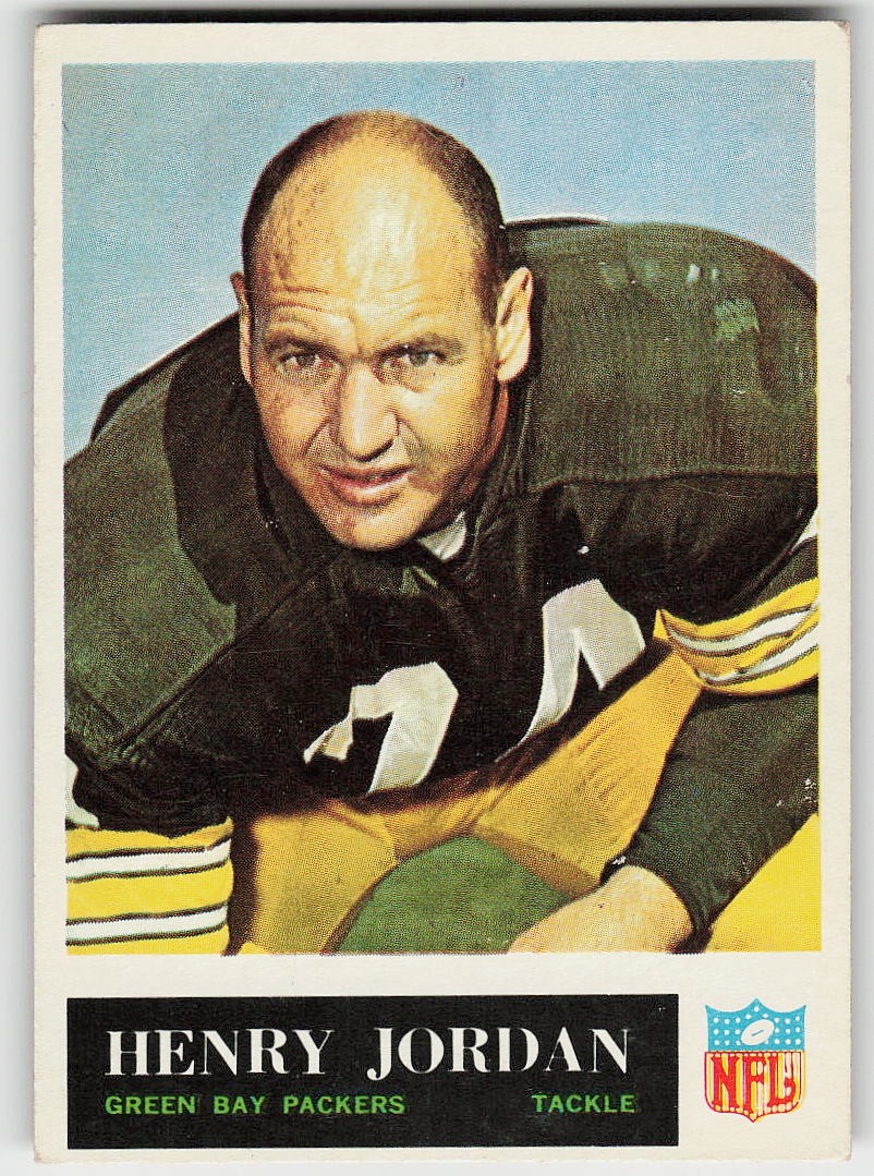 Henry Jordan #77 (Football Cards 1965 Philadelphia) — is it worth grading?