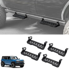 Add-On Running Boards Compatible with Ford Bronco 2021 2022 2023 2024 2025, S...