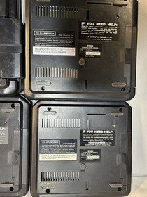 Lot of 5 Sega Genesis  Video Game Systems & System Power Base tested to power on