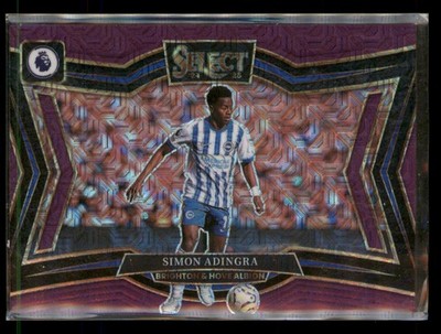 2024-25 Panini Select Premier League #209 Simon Adingra Purple Mojo soc2