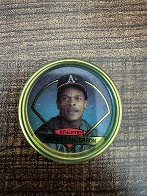 1990 Topps Coins - #17 Rickey Henderson